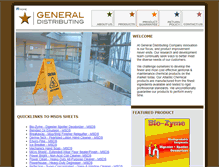 Tablet Screenshot of generaldistco.com